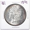 Image 1 : 1891 $1 Morgan Silver Dollar Coin