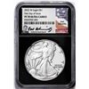 Image 1 : 2022-W $1 Proof American Silver Eagle Coin NGC PF70 Ultra Cameo FDOI Iskowitz Signed