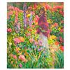 Image 1 : Don Hatfield "Private Garden" Limited Edition Serigraph on Canvas