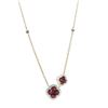 Image 4 : 14KT Yellow Gold 2.43 ctw Ruby and Diamond Necklace