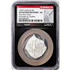 Image 1 : 1754P C Bolivia 8 Reales Silver Coin NGC Excavation Recovery AU VaultBox Unvaulted