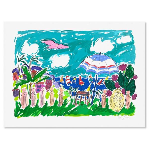 Sally Huss "Umbrella" Limited Edition Serigraph on Paper