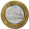 Image 4 : .999 Silver Four Queens Casino Hotel Las Vegas $10 Limited Edition Gaming Token