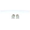 Image 1 : 14KT White Gold 1.02 ctw Diamond Stud Earrings