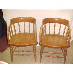 Oak Captian Chairs