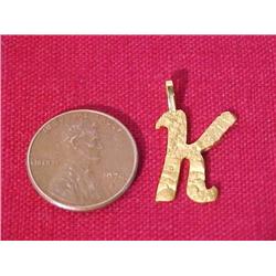 Letter K Pendant
