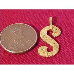 Letter S Pendant