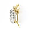 Image 5 : Large Vintage 14k TT Gold 3.0 ctw Round Diamond Covered Fly Bee Insect Brooch Pi