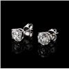 Image 2 : 2.99 ctw G COLOR SI3 to I1 CLARITY Diamond 14K White Gold Stud Earrings