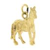 Image 4 : Vintage 14K Yellow Gold Detailed Polished 3D Horse Collectible Charm Pendant