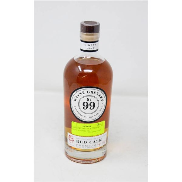 WAYNE GRETZKY 99 'RED CASK' WHISKY (750 ML) 40%