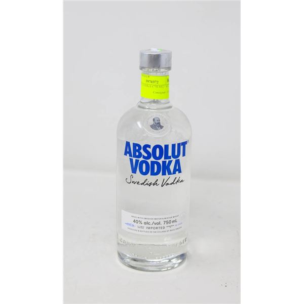ABSOLUT VODKA (750 ML)   40%
