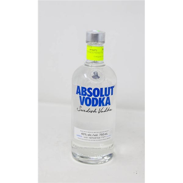 ABSOLUT VODKA (750 ML)   40%