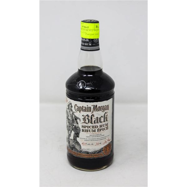 CAPTAIN MORGAN BLACK SPICED RUM (750 ML)   47.3%