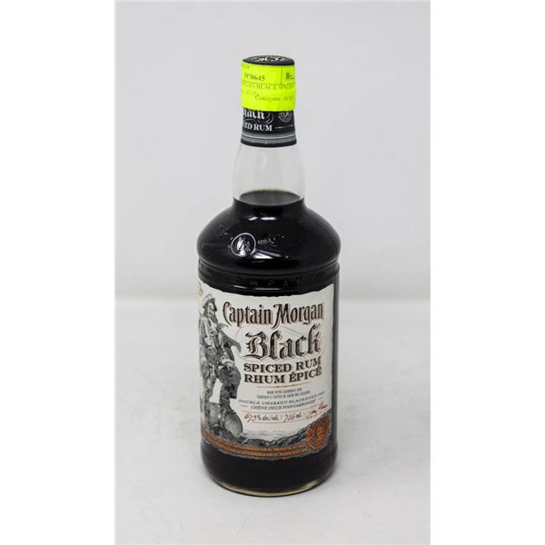 CAPTAIN MORGAN BLACK SPICED RUM (750 ML)   47.3%
