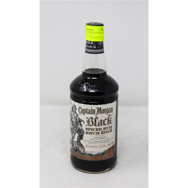 CAPTAIN MORGAN BLACK SPICED RUM (750 ML)   47.3%