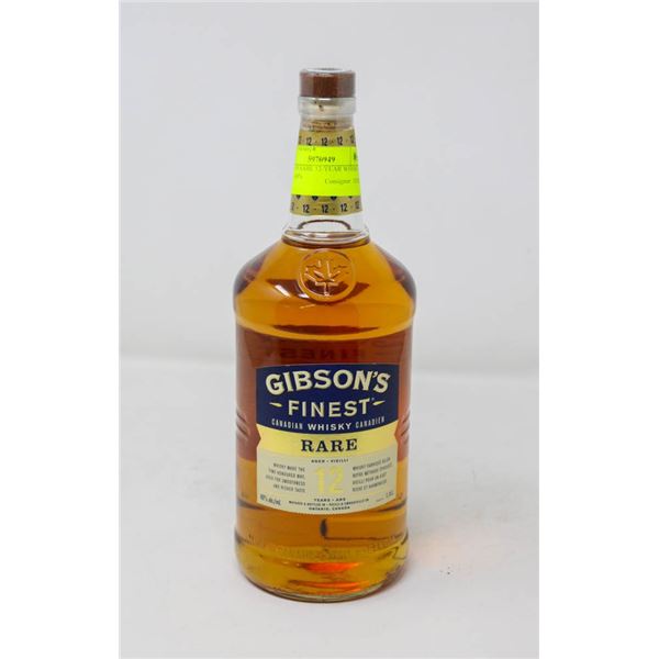 GIBSON'S RARE 12-YEAR WHISKY (1.14 L) 40%