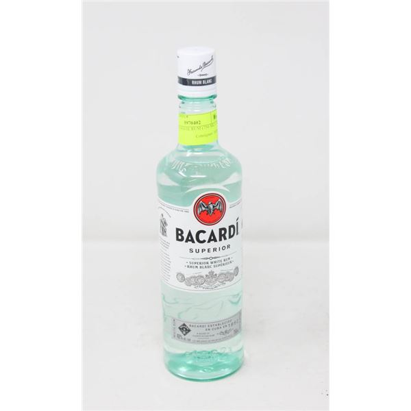BACARDI WHITE RUM (750 ML)   40%