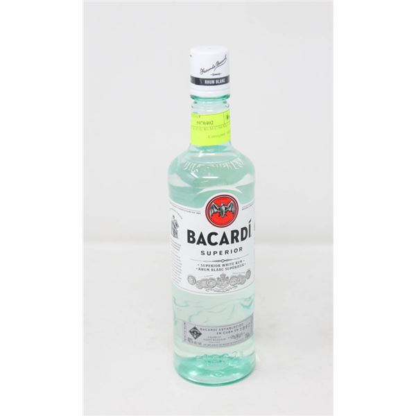 BACARDI WHITE RUM (750 ML)   40%