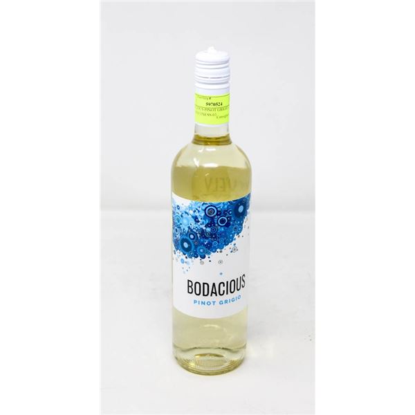 BODACIOUS PINOT GRIGIO (750 ML) 12% SWEETNESS 03
