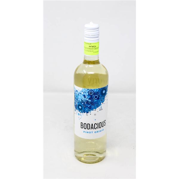 BODACIOUS PINOT GRIGIO (750 ML) 12% SWEETNESS 03