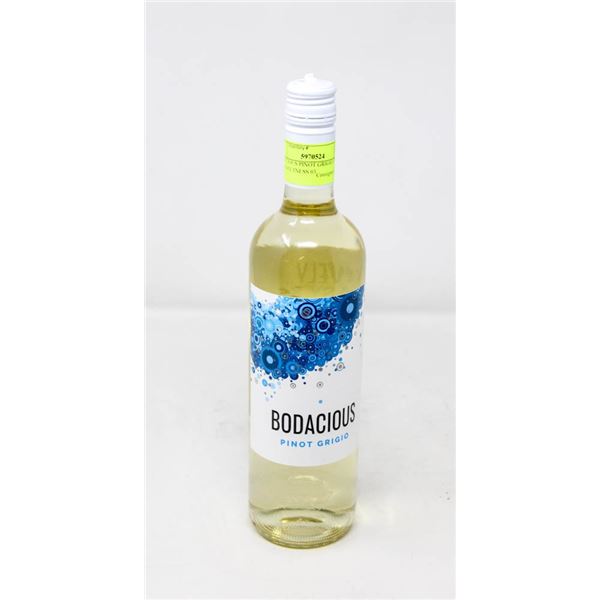 BODACIOUS PINOT GRIGIO (750 ML) 12% SWEETNESS 03