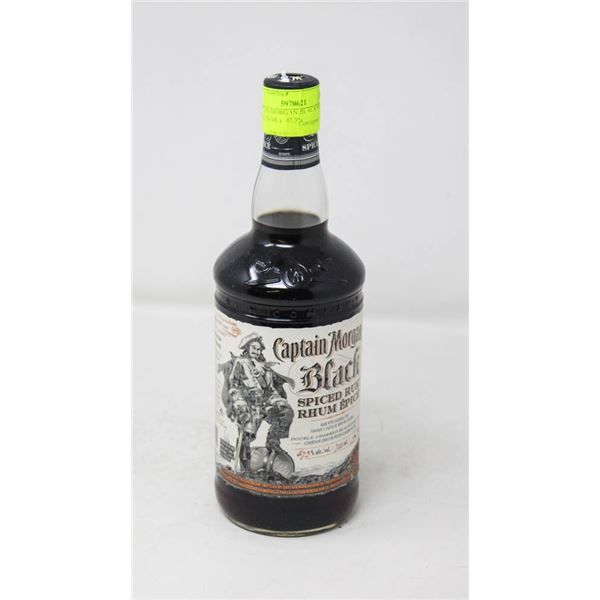 CAPTAIN MORGAN BLACK SPICED RUM (750 ML)   47.3%