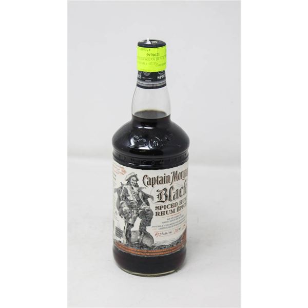 CAPTAIN MORGAN BLACK SPICED RUM (750 ML)   47.3%