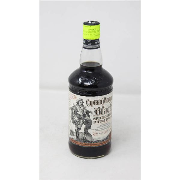 CAPTAIN MORGAN BLACK SPICED RUM (750 ML)   47.3%