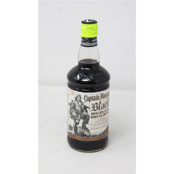 CAPTAIN MORGAN BLACK SPICED RUM (750 ML)   47.3%