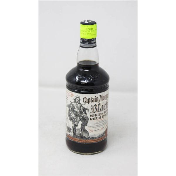 CAPTAIN MORGAN BLACK SPICED RUM (750 ML)   47.3%