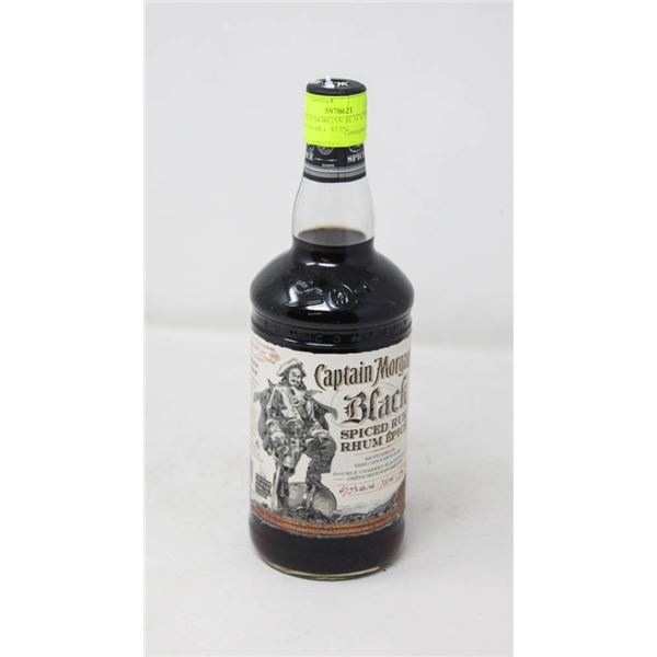 CAPTAIN MORGAN BLACK SPICED RUM (750 ML)   47.3%