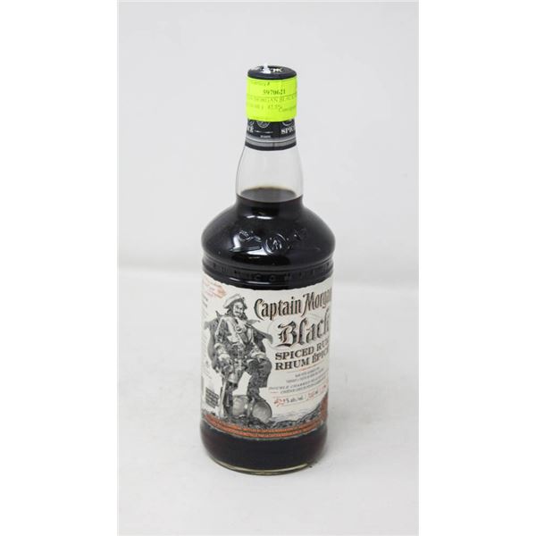 CAPTAIN MORGAN BLACK SPICED RUM (750 ML)   47.3%