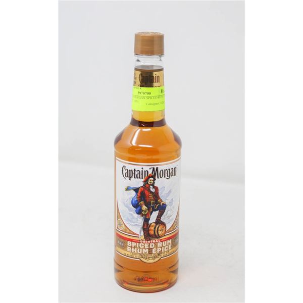 CAPTAIN MORGAN SPICED RUM (750 ML)  PET   40%