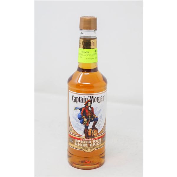 CAPTAIN MORGAN SPICED RUM (750 ML)  PET   40%