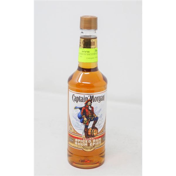 CAPTAIN MORGAN SPICED RUM (750 ML)  PET   40%
