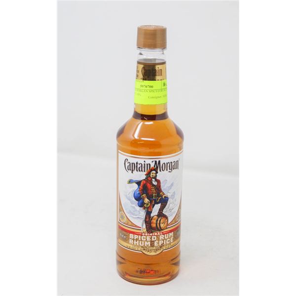 CAPTAIN MORGAN SPICED RUM (750 ML)  PET   40%