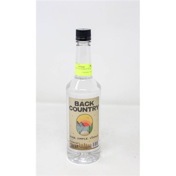 BACK COUNTRY VODKA (750 ML)   40%