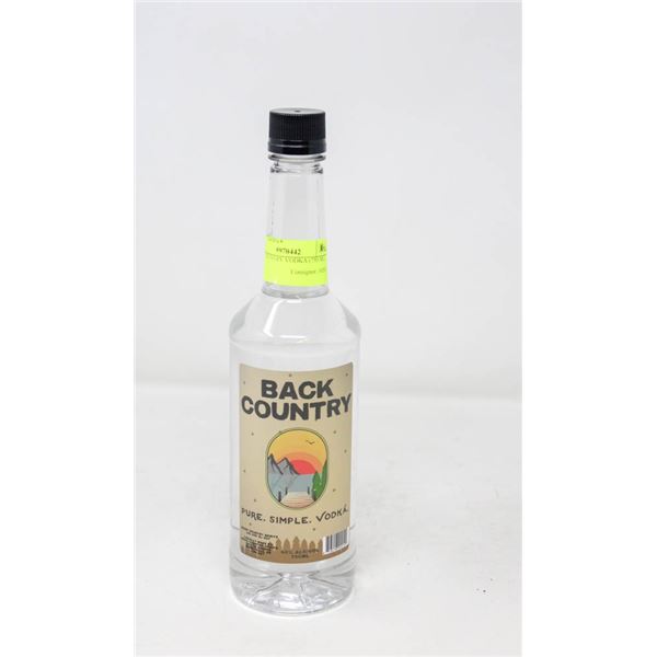 BACK COUNTRY VODKA (750 ML)   40%