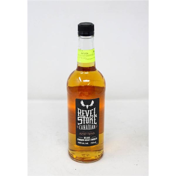REVEL STOKE CANADIAN DELUZE WHISKY 750 ML 40%