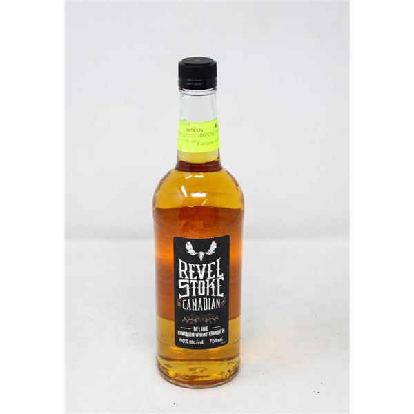 REVEL STOKE CANADIAN DELUZE WHISKY 750 ML 40%