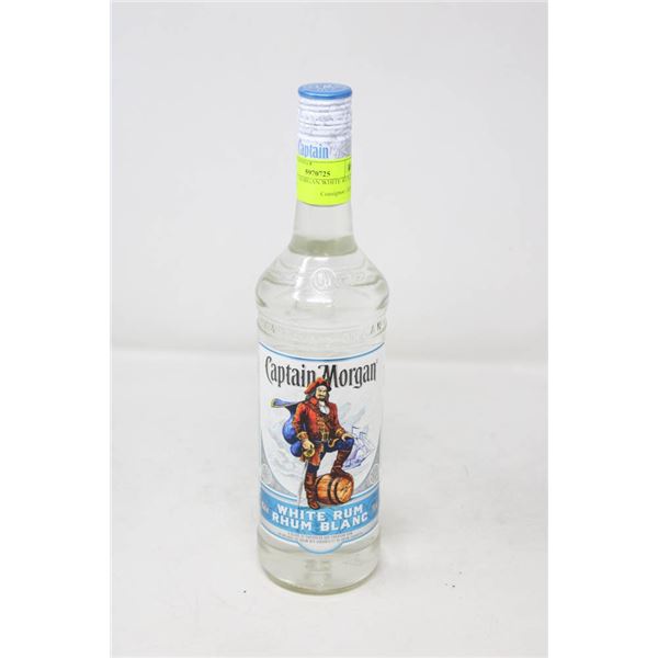 CAPTAIN MORGAN WHITE RUM (750 ML)   40%