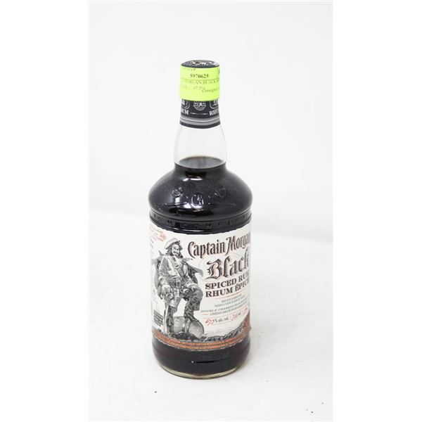 CAPTAIN MORGAN BLACK SPICED RUM (750 ML)   47.3%
