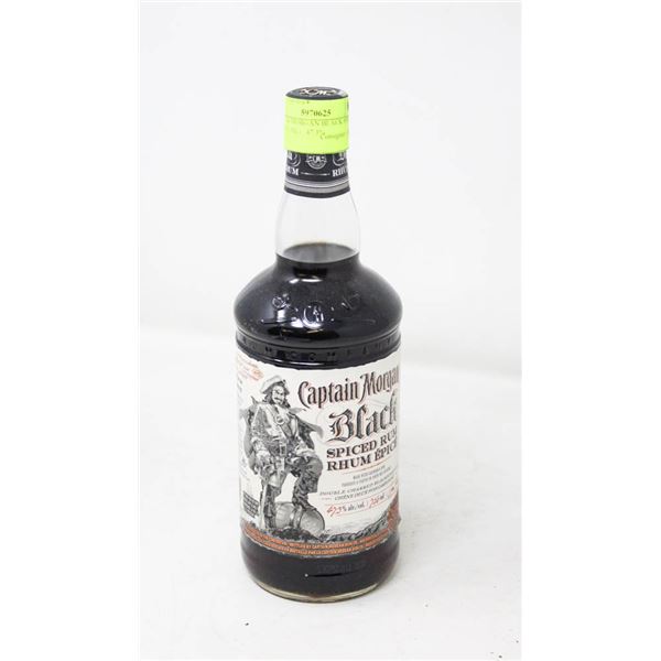 CAPTAIN MORGAN BLACK SPICED RUM (750 ML)   47.3%