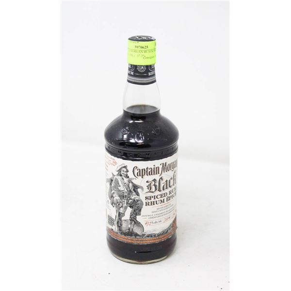 CAPTAIN MORGAN BLACK SPICED RUM (750 ML)   47.3%