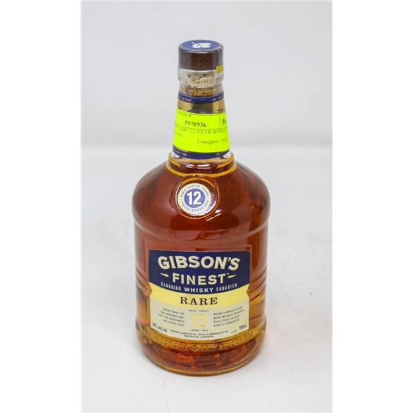 GIBSON'S RARE 12-YEAR WHISKY (750 ML) 40%