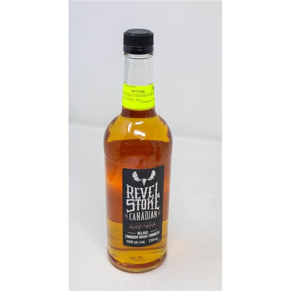 REVEL STOKE CANADIAN DELUXE WHISKY 750 ML 40%