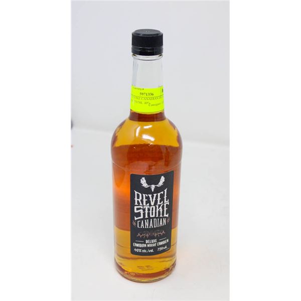 REVEL STOKE CANADIAN DELUXE WHISKY 750 ML 40%