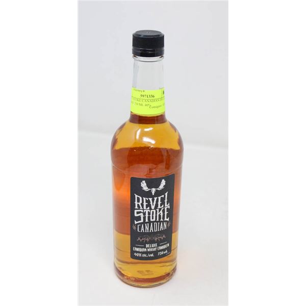REVEL STOKE CANADIAN DELUXE WHISKY 750 ML 40%