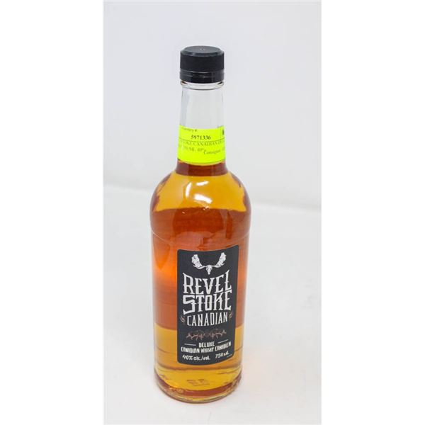 REVEL STOKE CANADIAN DELUXE WHISKY 750 ML 40%